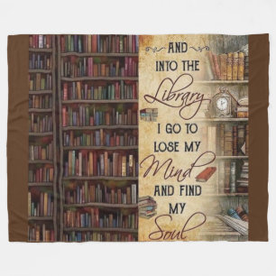 Dans la bibliothèque Je vais couverture en polaire