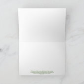 Dans La Carte De Salutation Du Jardin (Intérieur)