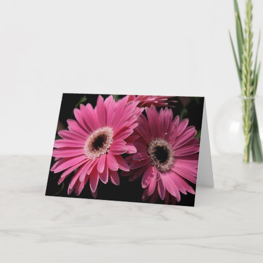 Dans la carte de voeux G_4 rose (Devant)