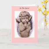 Dans La Carte De Voeux Tranquille (Fleur jaune)