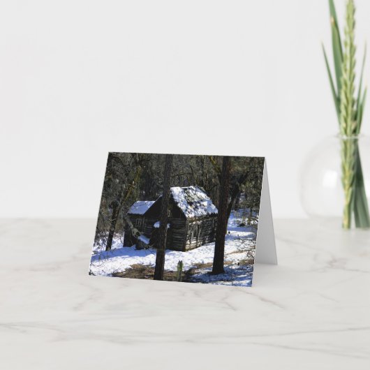 Dans la carte froide de Noël/hiver.... (Devant)