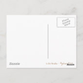 Dans la carte postale de jardin (Dos)