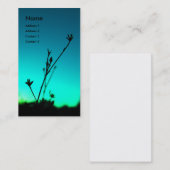 Dans la carte rêveuse de profil (Devant / Derrière)