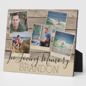 Dans la mémoire aimante | 5 Photo | Plaque commémo (Côté)