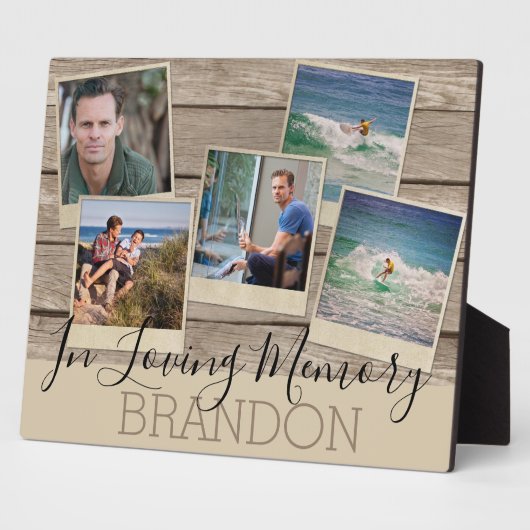 Dans la mémoire aimante | 5 Photo | Plaque commémo (Côté)