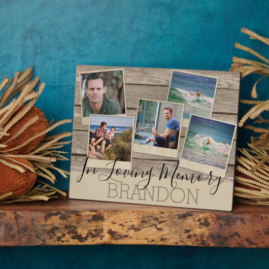 Dans la mémoire aimante | 5 Photo | Plaque commémo (Côté)