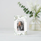 Dans la mémoire aimante | Carte de prière funérair (Debout devant)