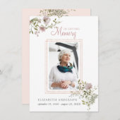 Dans la mémoire aimante | Carte de prière funérair (Devant / Derrière)