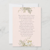 Dans la mémoire aimante | Carte de prière funérair (Dos)