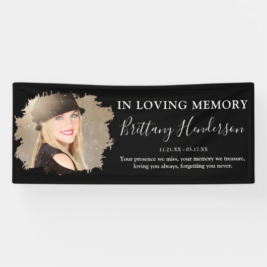 Dans la mémoire aimante | Photo Bannière commémora (Horizontal)