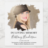 Dans la mémoire aimante | Photo | Étiquette du vin (Étiquettes simples)