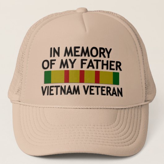 Dans la mémoire du casquette kaki de vétéran du (Devant)