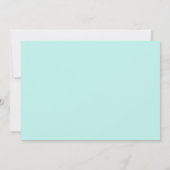 Dans la mer Invitation Anniversaire Sirène pourpre (Dos)