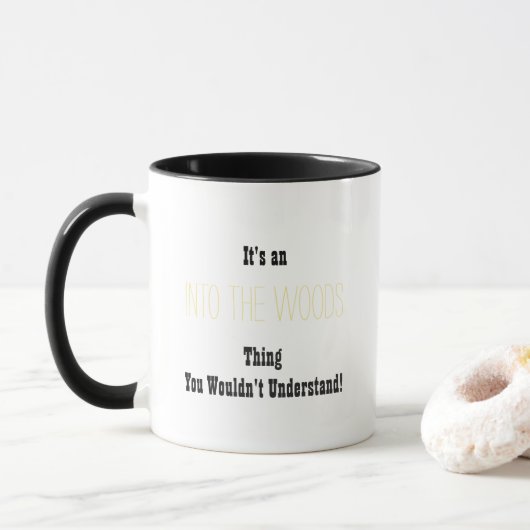 Dans la tasse en bois (Avec donut)