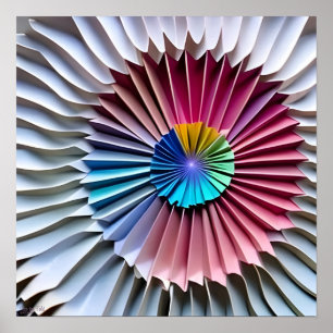 Dans l'AI Fantastique Pliage Impression d'Art Numé