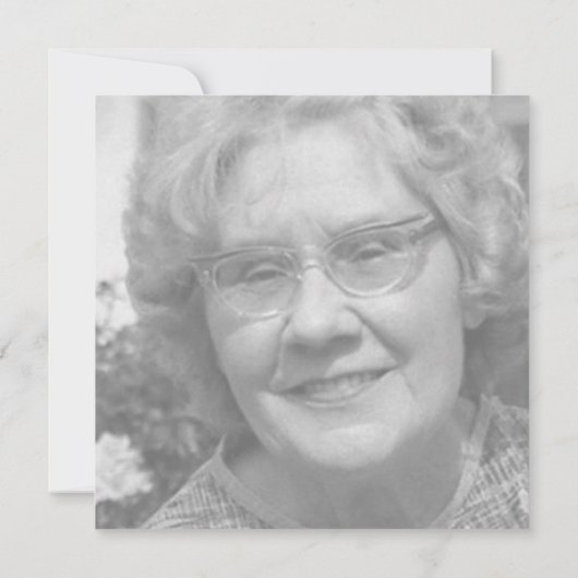 Dans l'amour mémoire colombe photo faire-part de m (Dos)