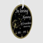 Dans l'amour Mémoire de la mort Anniversaire grand (devant)