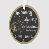 Dans l'amour Mémoire de la mort Anniversaire grand (devant)