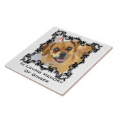 Dans le carreau de céramique de mémoire de photo (Côté)