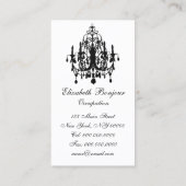 Dans le carte de visite de ~ de lustre d'amour (Dos)