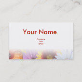 Dans le Carte de visite de fleurs (Devant)