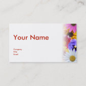 Dans le Carte de visite de fleurs (Devant)