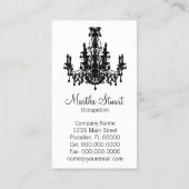 Dans le carte de visite de lustre d'amour (Dos)