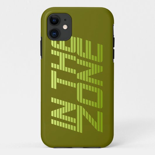 DANS le coque iphone de coutume de ZONE (Dos)
