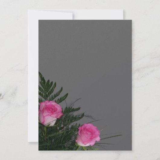 Dans le Faire-part commémoratif en mémoire d'amour (Dos)