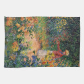 Dans le jardin par Claude Monet Serviette de cuisi (Horizontal)