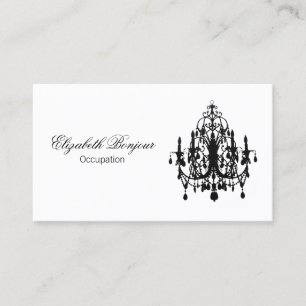Dans le lustre d'amour - carte de visite (de