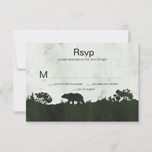 Dans le paysage émeraude rustique sauvage RSVP (Devant)