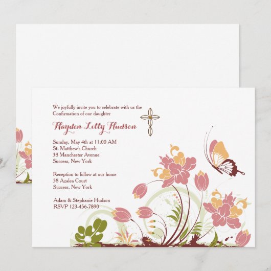 Dans Le Pré Invitation Religieuse (Devant / Derrière)