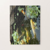 Dans le puzzle de photo d'étang (Vertical)