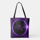 dans le soleil violet - sac fourre-tout (Dos)