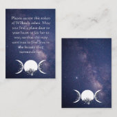 Dans les armoiries de la déesse Carte des cendres (Devant / Derrière)