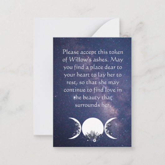 Dans les armoiries de la déesse Carte des cendres (Devant)