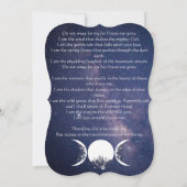 Dans les armoiries de la déesse Pagan carte funéra (Dos)