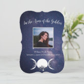 Dans les armoiries de la déesse Pagan carte funéra (Debout devant)