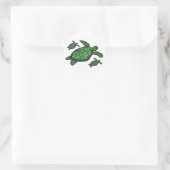 Dans les autocollants de tortues de mer triples (Sac)