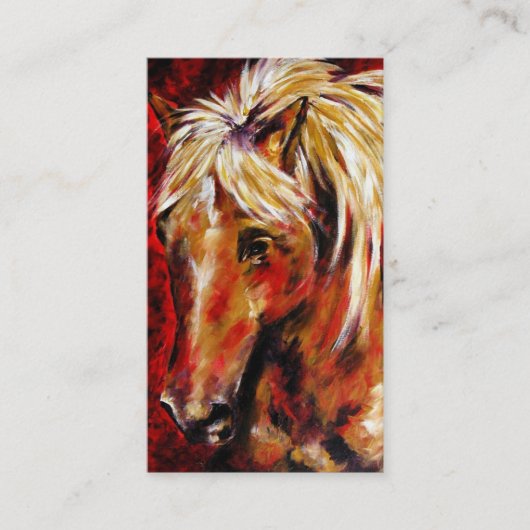 Dans les cartes de visite de vent d'août (cheval (Devant)