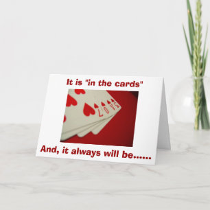 DANS LES CARTES-VOUS ET MOI POUR L'ÉTERNITÉ CARTE