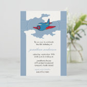 Dans les nuages - invitations à l'anniversaire de  (Debout devant)