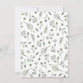 Dans les Prairies Sauvez la date Carte photo (Dos)