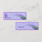 Dans les vent mini visitekaartje (Voorkant / Achterkant)