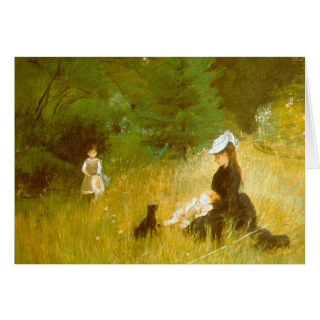 Dans l'herbe par Berthe Morisot (Devant Horizontal)