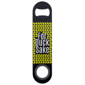 "Dans l'intéret de canard !" Typographie drôle sur (Devant)