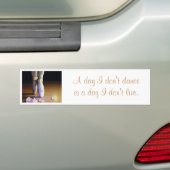Dans/live-Bumpersticker Bumpersticker (Op auto)