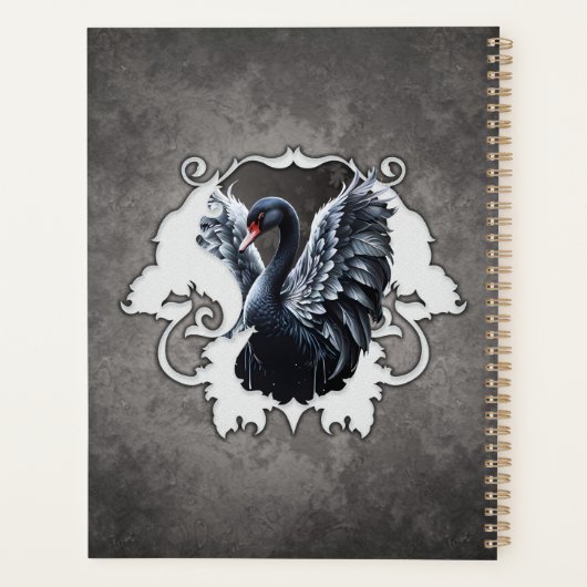 Dans l'ombre de l'élégance : Un cygne noir. (Dos)