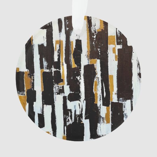 Dans l'ornement acrylique des bois (devant)